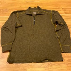 Polarmax mens medium wool/polity top